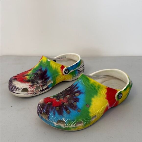 Crocs colourful unisex Clogs M6 W8 - Picture 4 of 5
